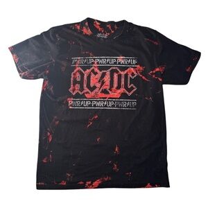 AC/DC tie dye tee